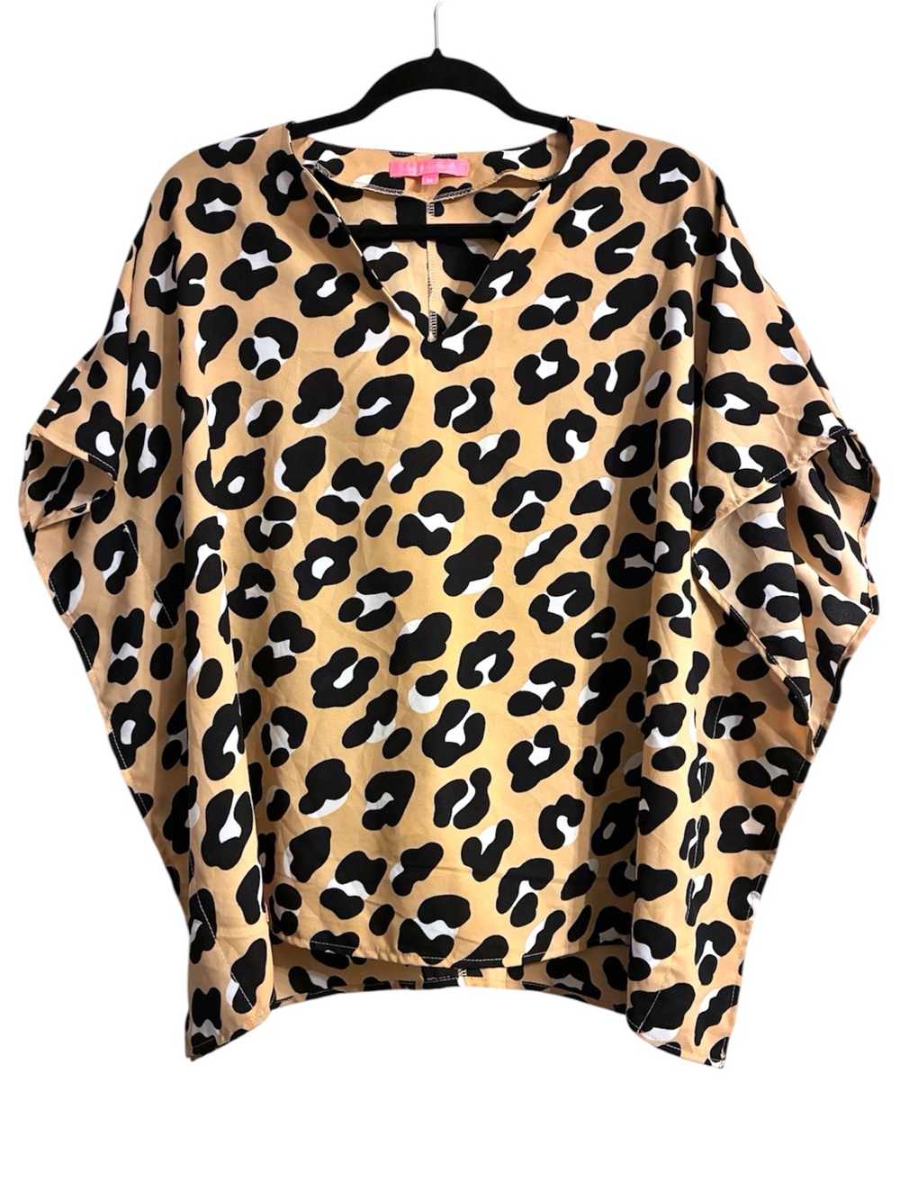 🐆 Simply Southern Leopard Print Dolman Sleeve Top M